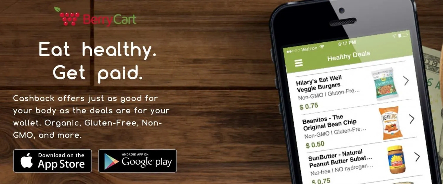 apps like ibotta berrycart