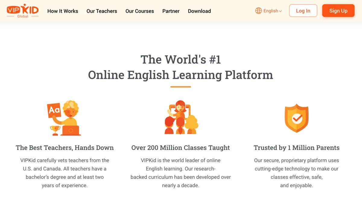 VIPKID Global online English learning platform