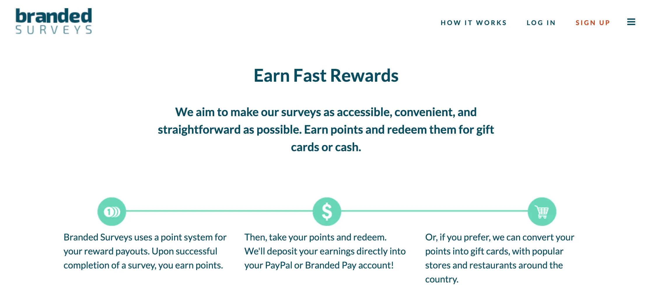branded surveys homepage