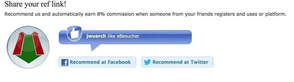 Ebesucher refer a friend
