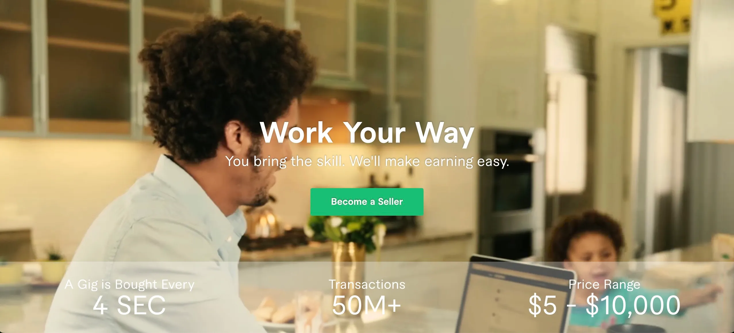 fiverr seller homepage