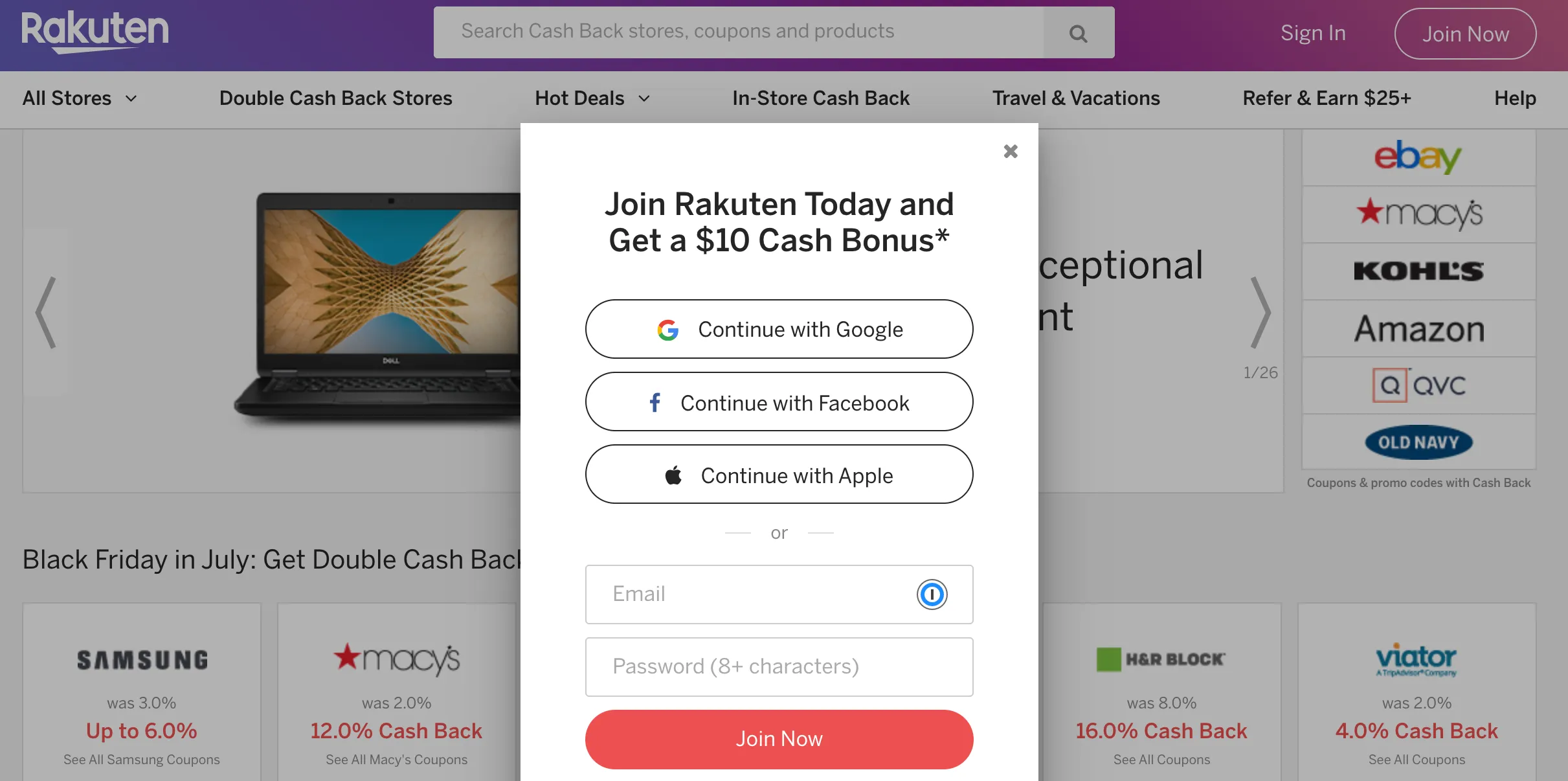 join rakuten