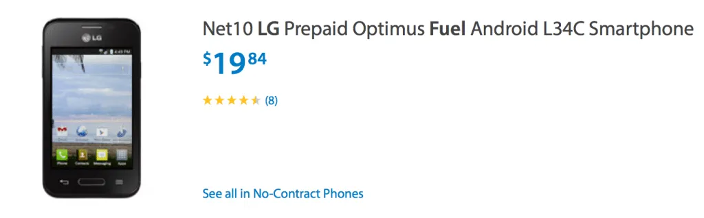 walmart cash back lg optimus fuel