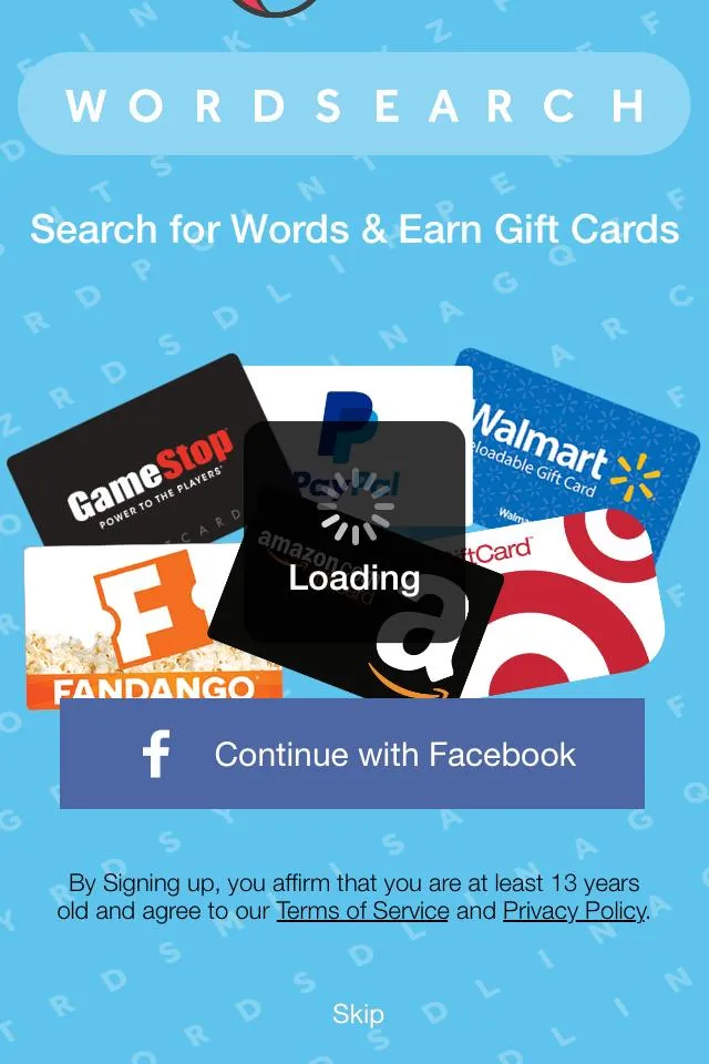 Perk wordsearch facebook login