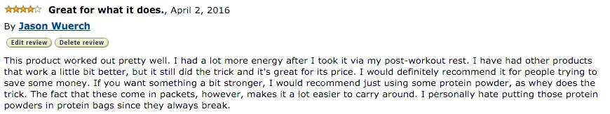 vip power club leaving a review