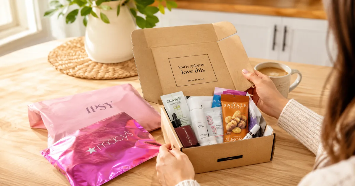 Unboxing free product samples from manufacturer programs