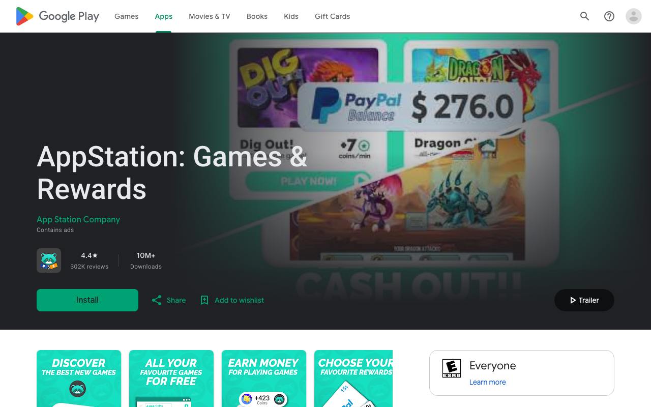 AppStation Google Play listing screenshot