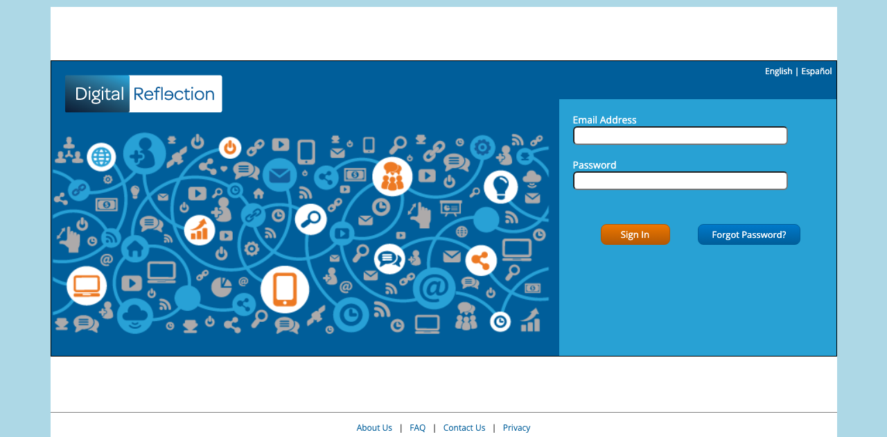 Digital Reflection homepage