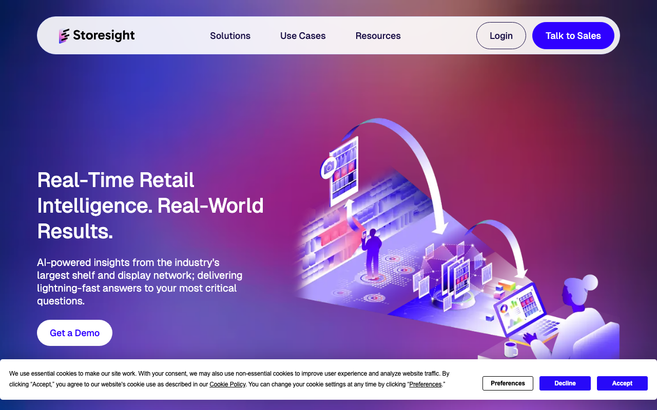 Field Agent homepage screenshot
