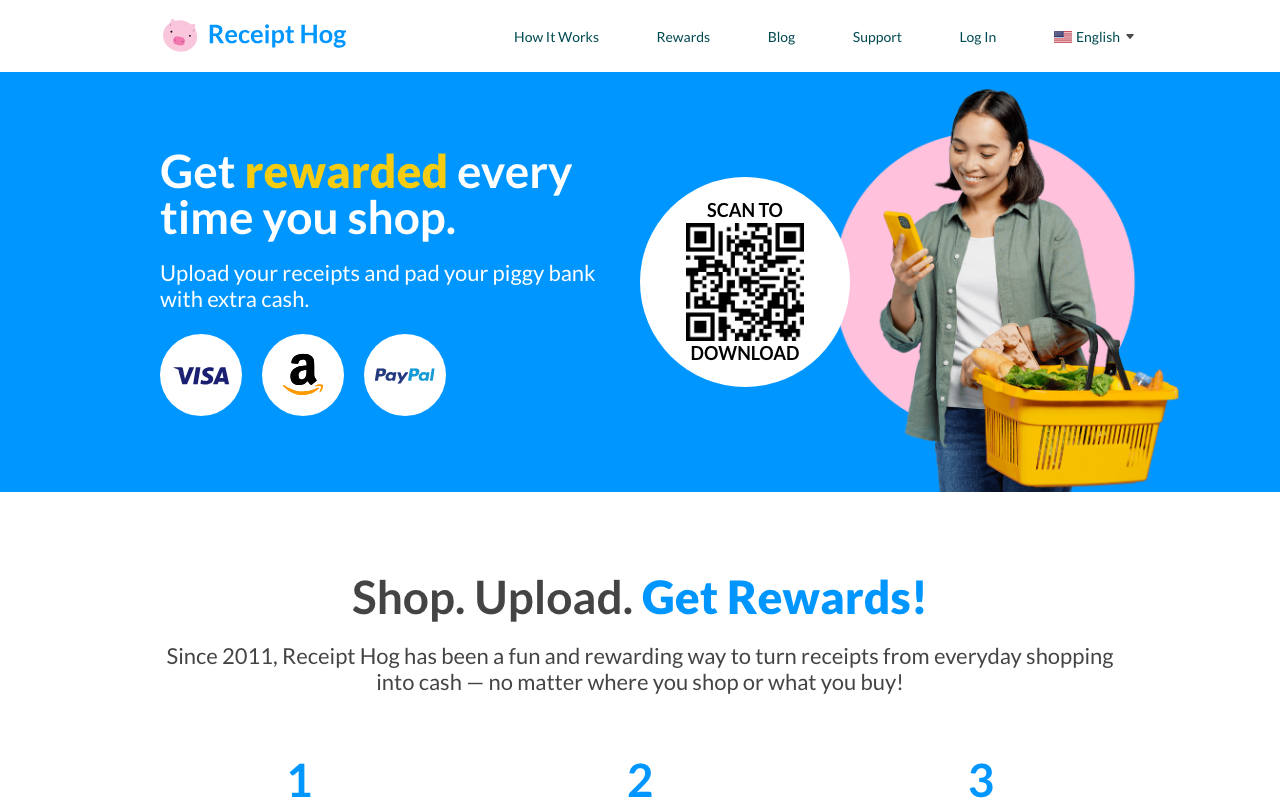 Receipt Hog homepage